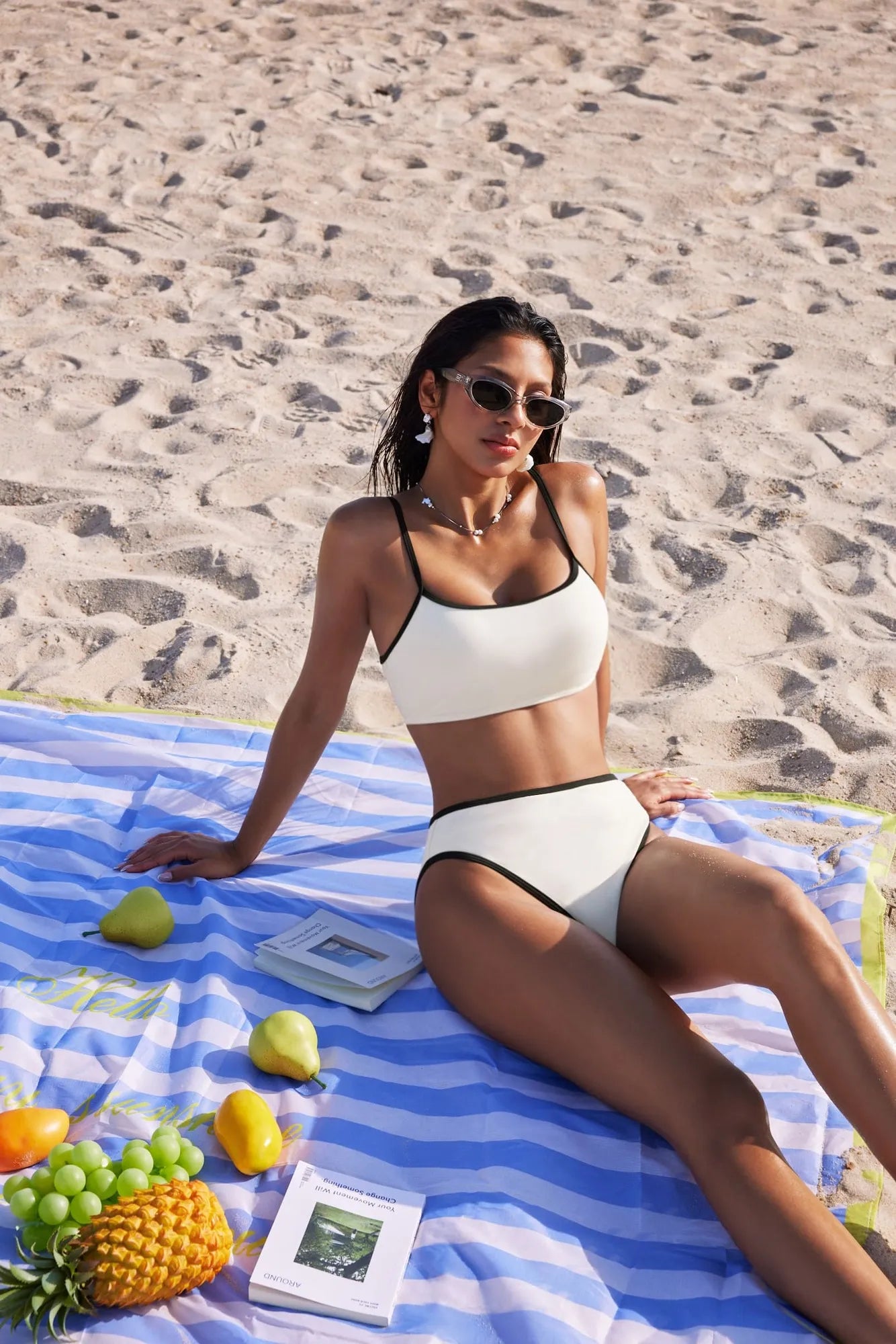 High Cut Bandeau 2 Piece Bikini Set-SUUKSESS-SUUKSESS