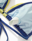 Ruffle Thong Bikini Set