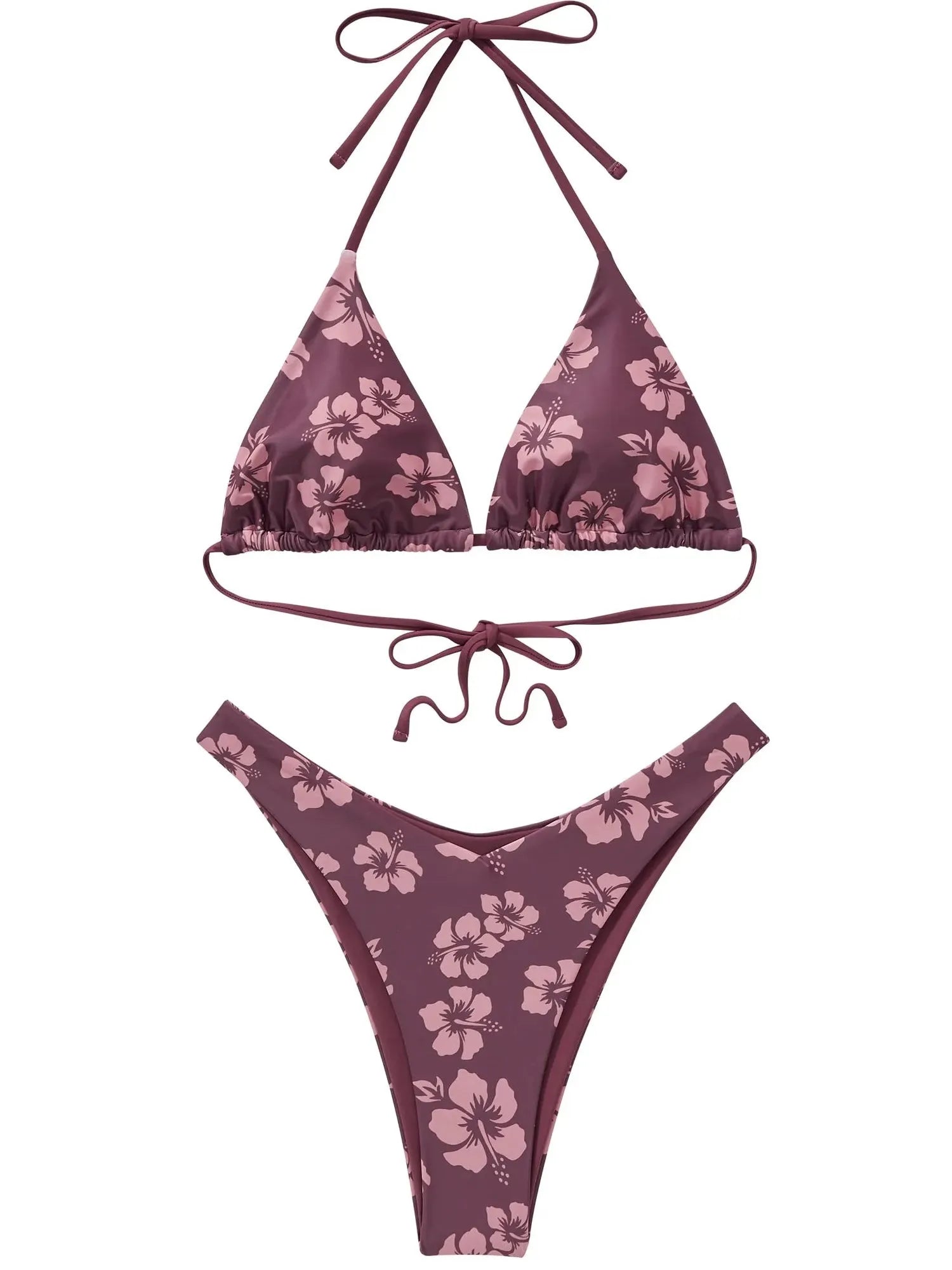 Halter String Bikini Set-Swimwear-SUUKSESS-SUUKSESS