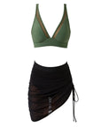 Mesh Skirt Bikini Sets