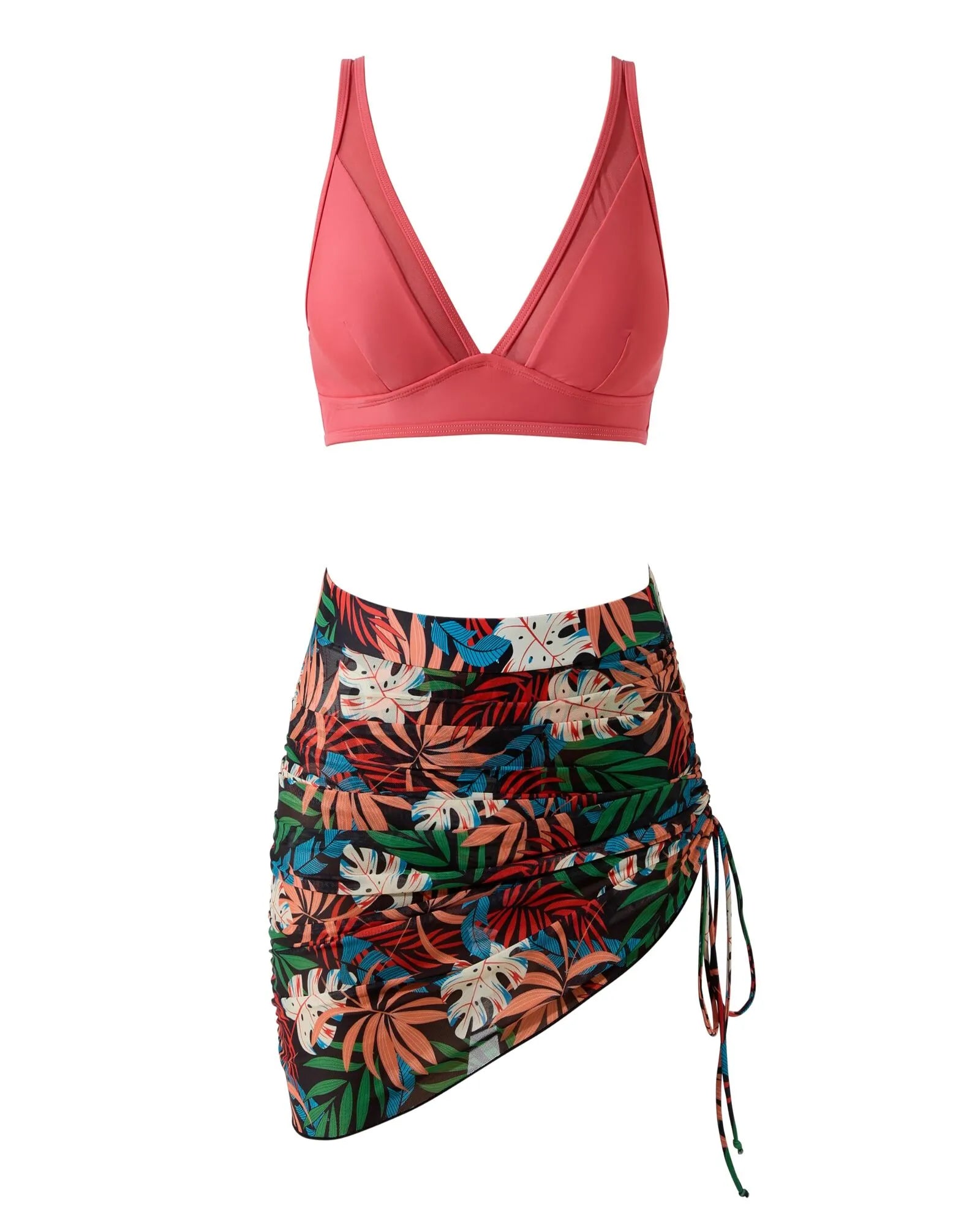 Mesh Skirt Bikini Sets
