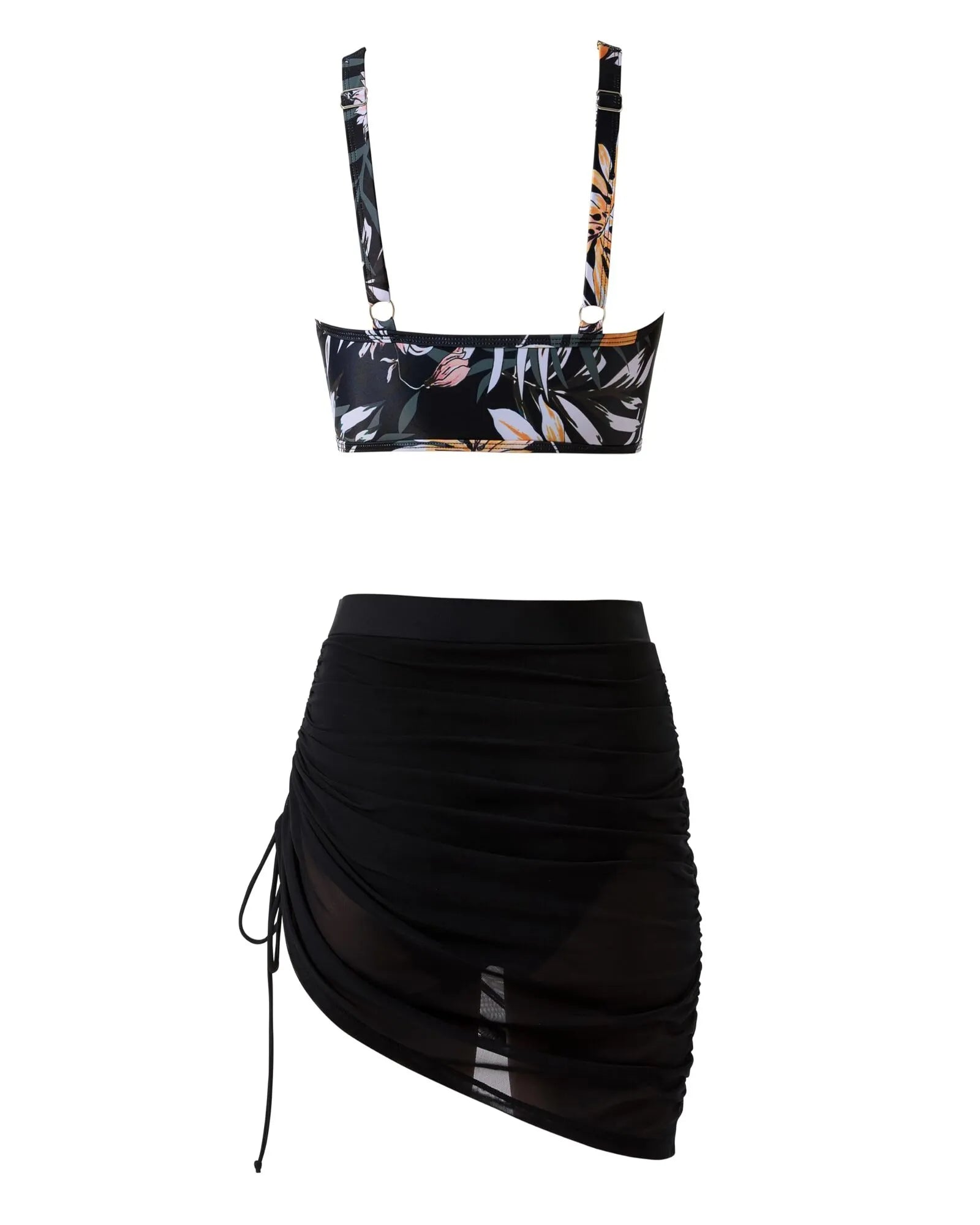 Mesh Skirt Bikini Sets
