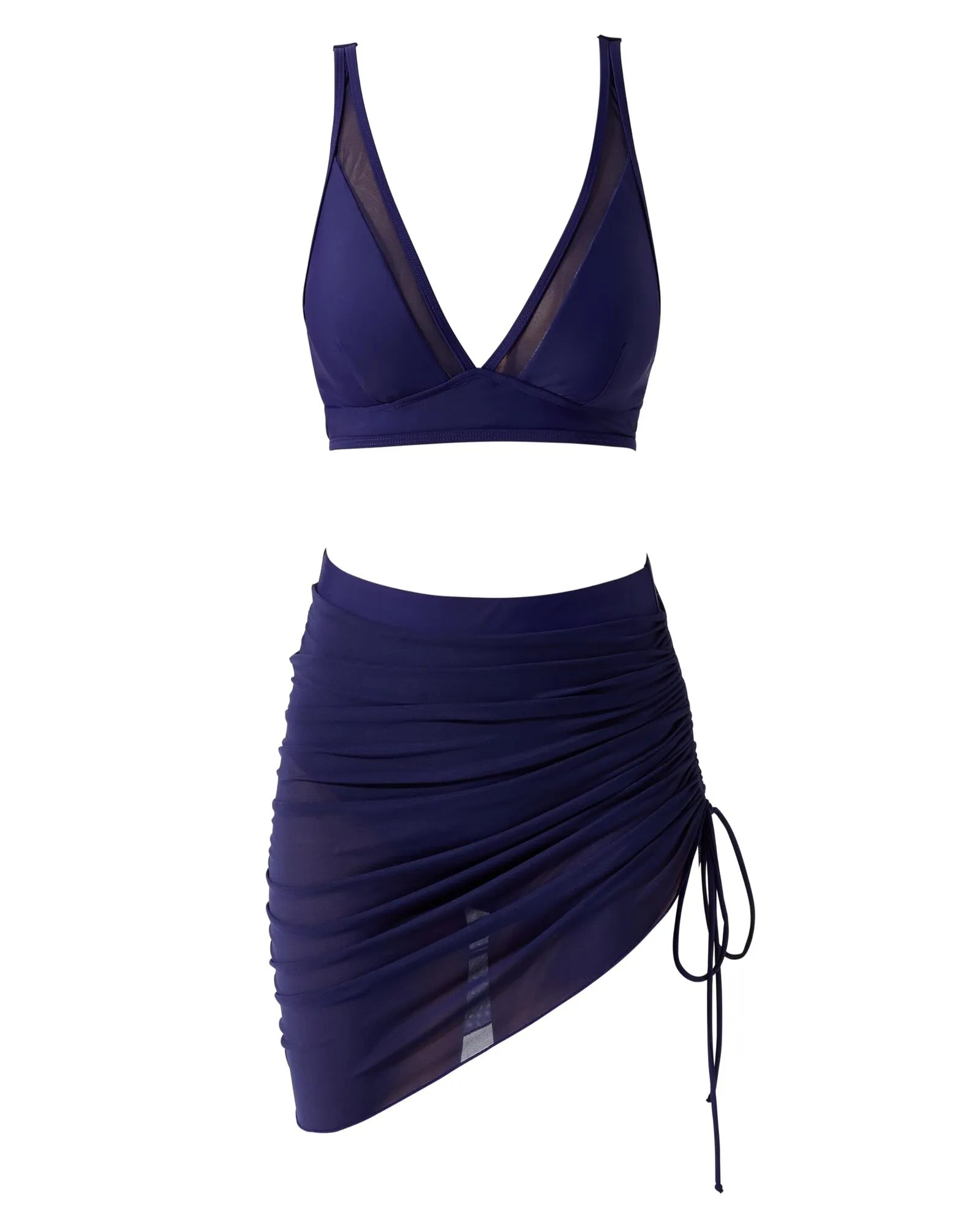 Mesh Skirt Bikini Sets