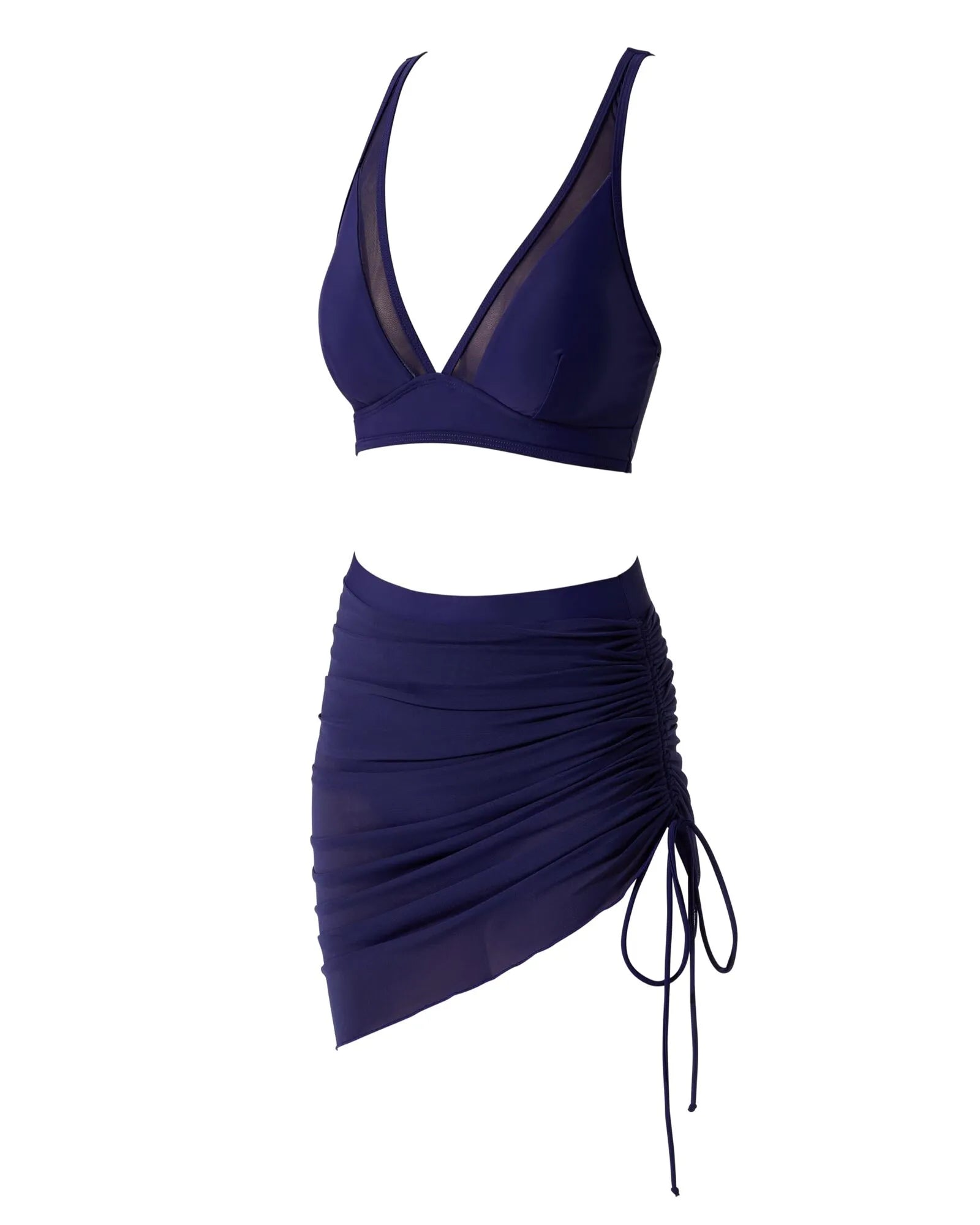 Mesh Skirt Bikini Sets