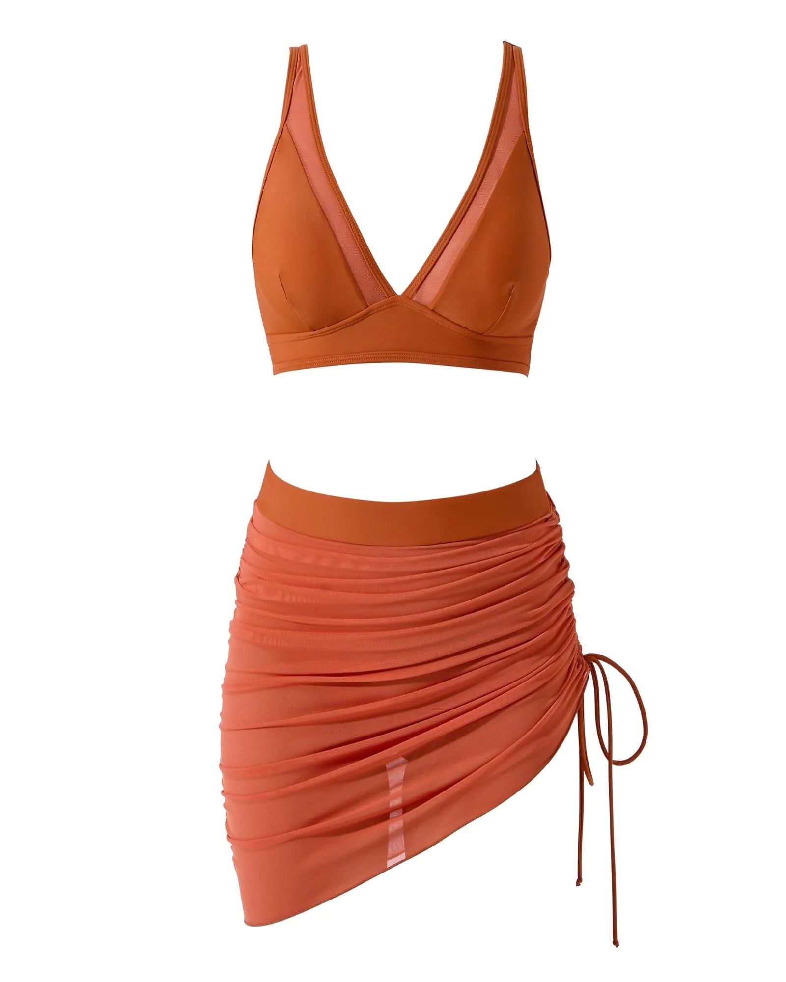 Mesh Skirt Bikini Sets