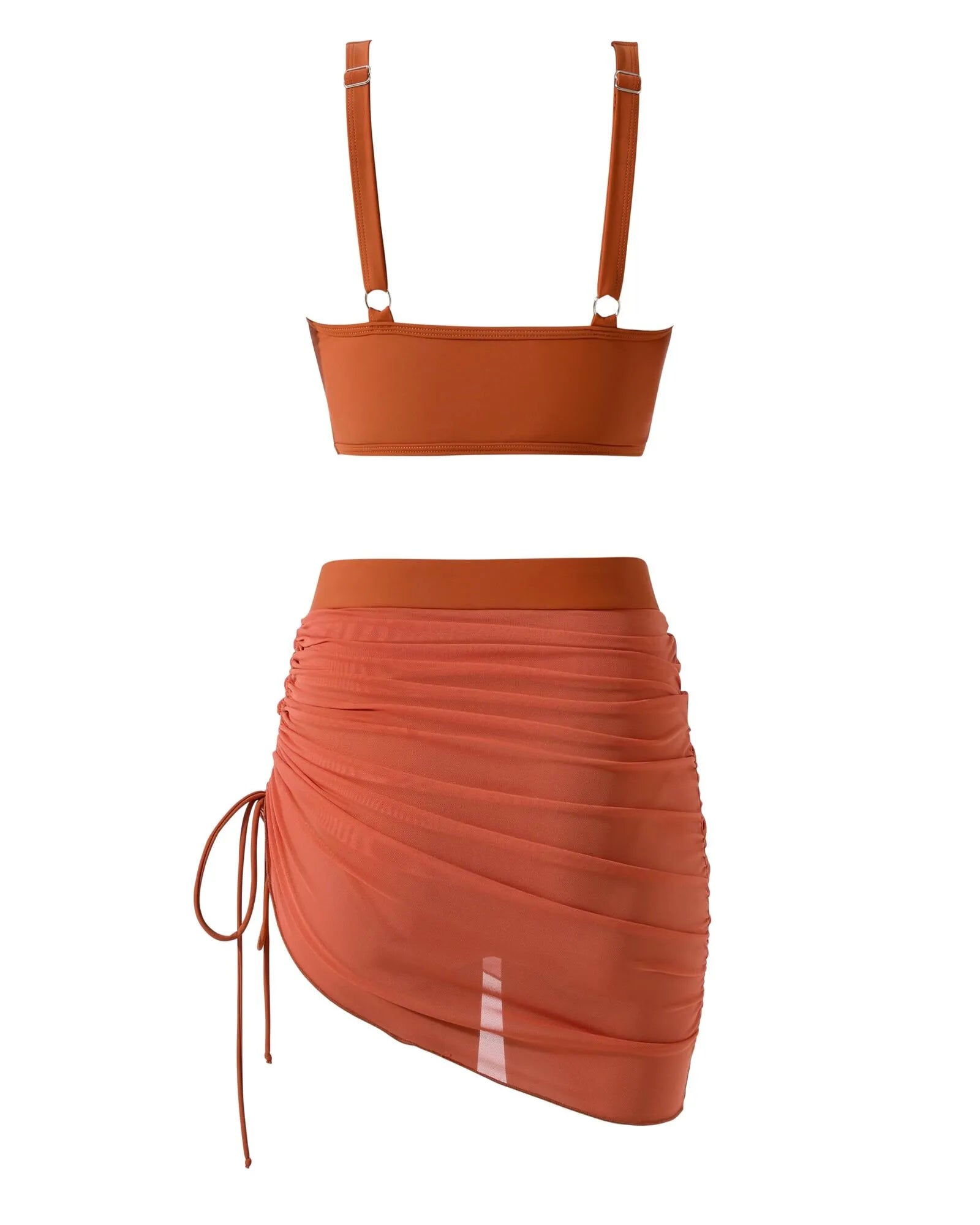 Mesh Skirt Bikini Sets