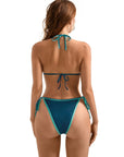 SUUKSESS Women Cheeky Halter String Bikini Sets Sexy Triangle Two Piece Swimsuit-SUUKSESS-SUUKSESS