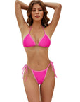 SUUKSESS Women Cheeky Halter String Bikini Sets Sexy Triangle Two Piece Swimsuit-SUUKSESS-SUUKSESS