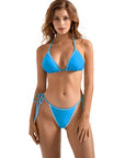 SUUKSESS Women Cheeky Halter String Bikini Sets Sexy Triangle Two Piece Swimsuit-SUUKSESS-SUUKSESS