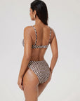 Color Block Underwire 2 Piece Swimsuit