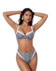 Color Block Underwire 2 Piece Swimsuit