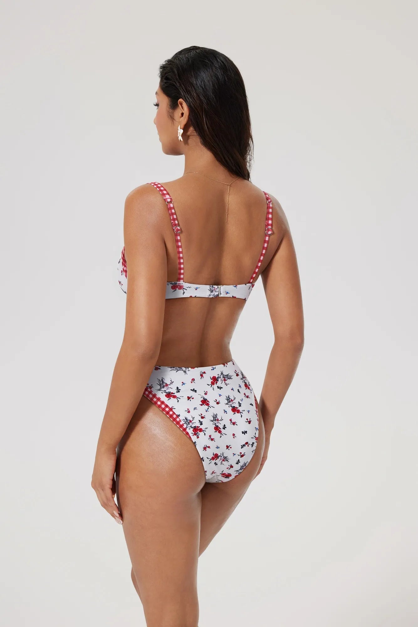 Color Block Underwire 2 Piece Swimsuit