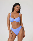 Color Block Underwire 2 Piece Swimsuit