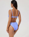 Color Block Underwire 2 Piece Swimsuit