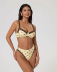 Color Block Underwire 2 Piece Swimsuit