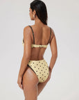 Color Block Underwire 2 Piece Swimsuit