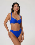 Color Block Underwire 2 Piece Swimsuit