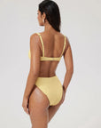 Color Block Underwire 2 Piece Swimsuit