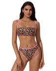 Bandeau High Waisted Bikini Set 2 Piece Swimsuits-SUUKSESS-SUUKSESS