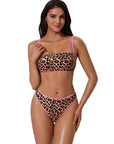 Bandeau High Waisted Bikini Set 2 Piece Swimsuits-SUUKSESS-SUUKSESS