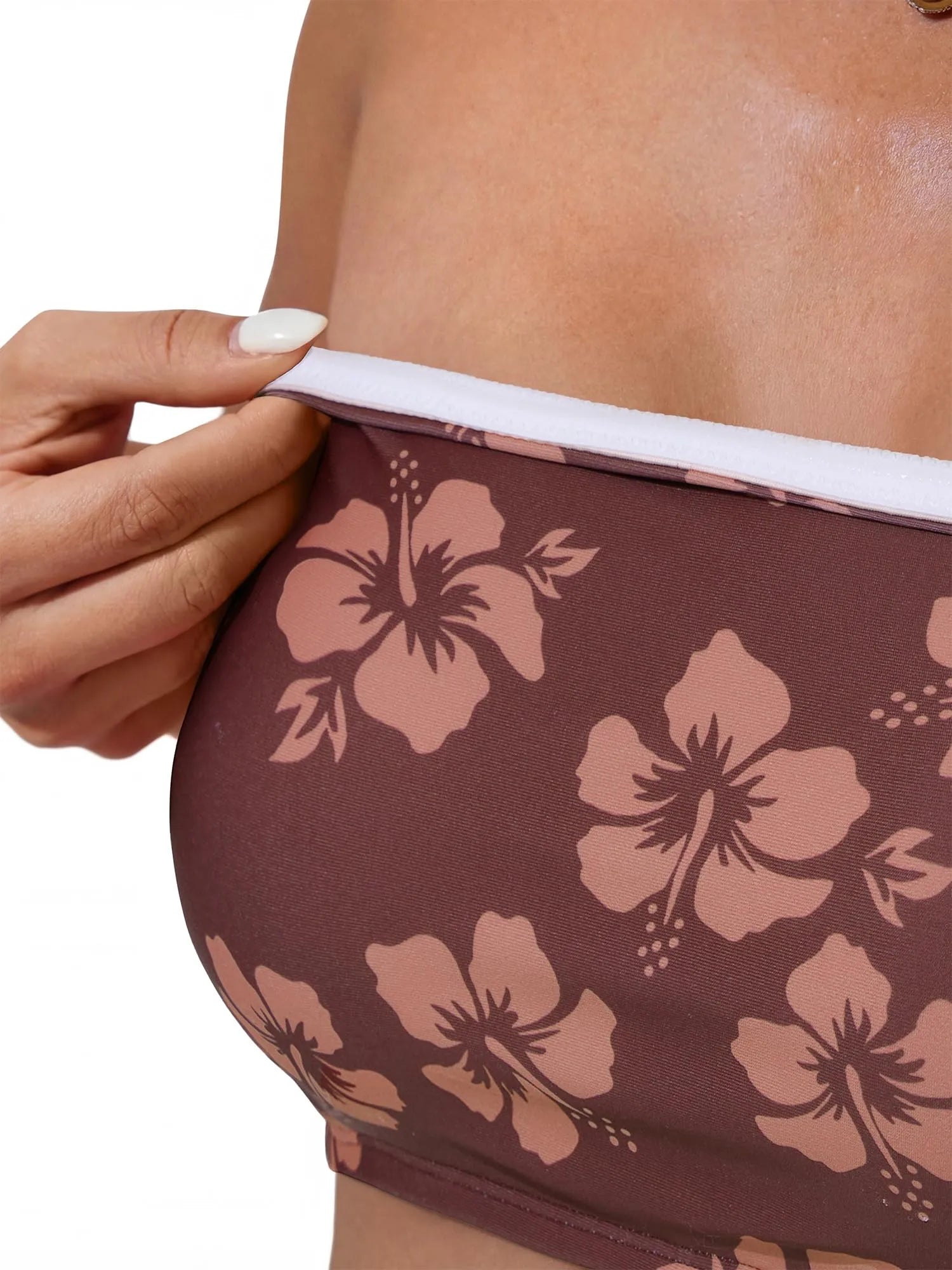 Cheeky 2 Piece Bandeau Bikini Set