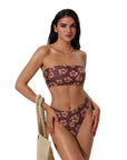 Cheeky 2 Piece Bandeau Bikini Set