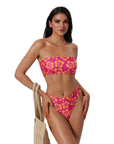 Cheeky 2 Piece Bandeau Bikini Set