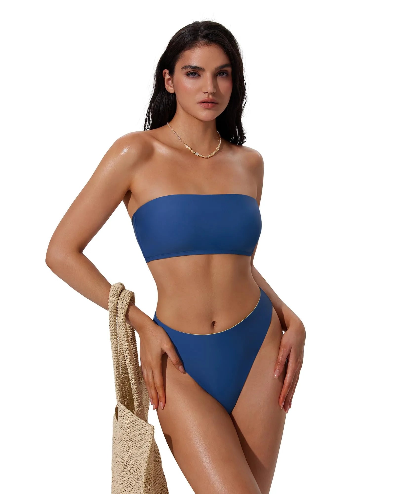Cheeky 2 Piece Bandeau Bikini Set