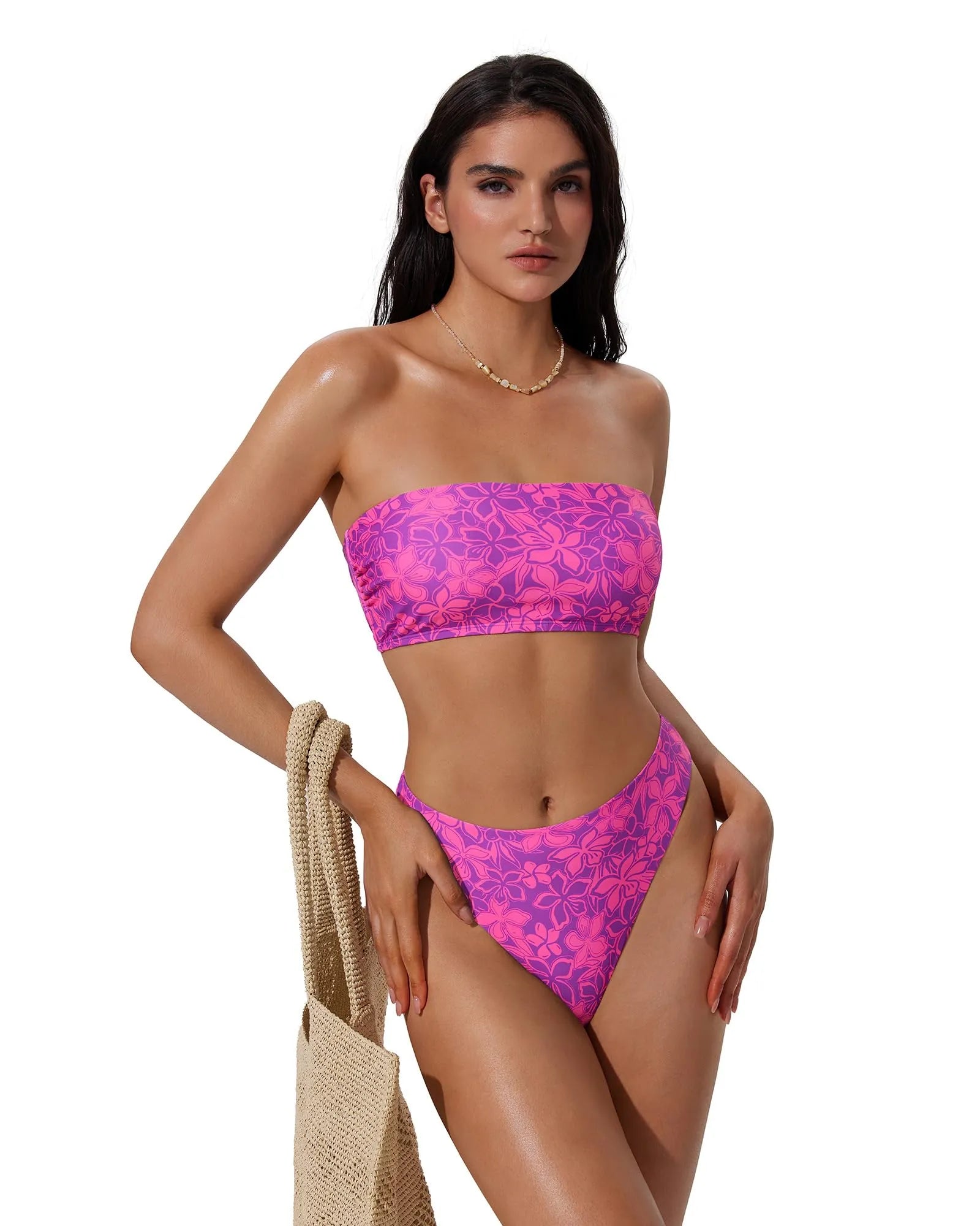 Cheeky 2 Piece Bandeau Bikini Set