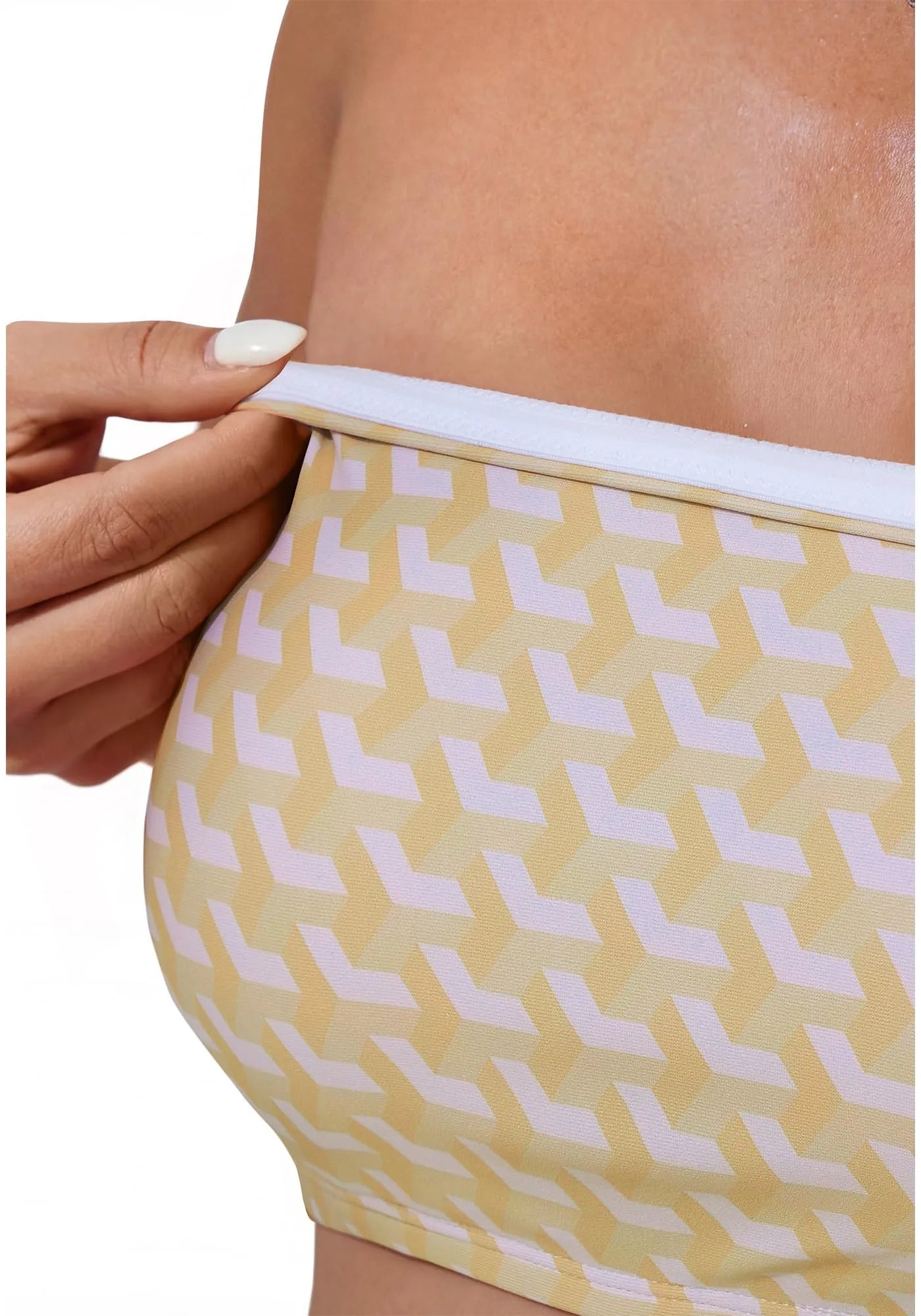 Cheeky 2 Piece Bandeau Bikini Set