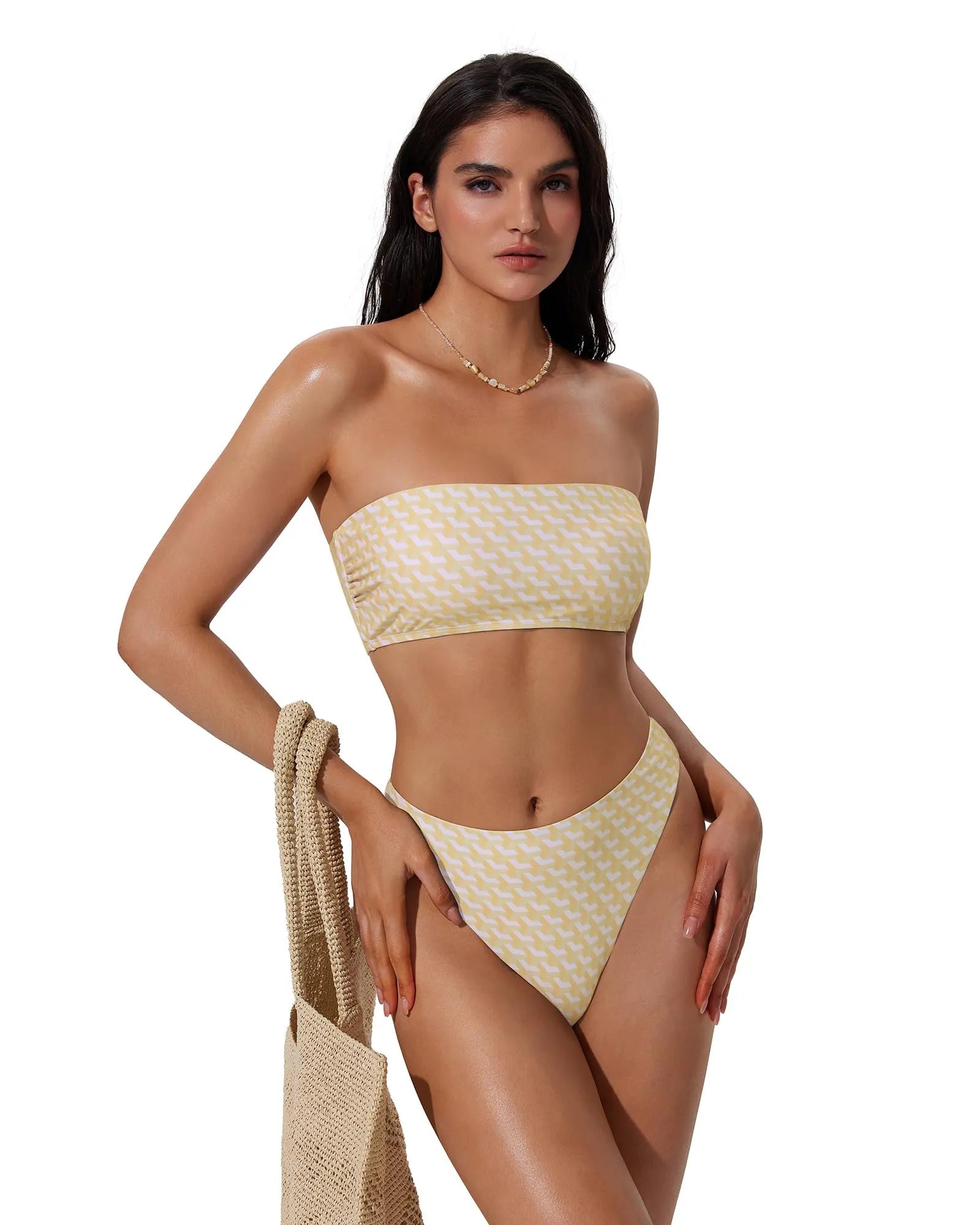 Cheeky 2 Piece Bandeau Bikini Set