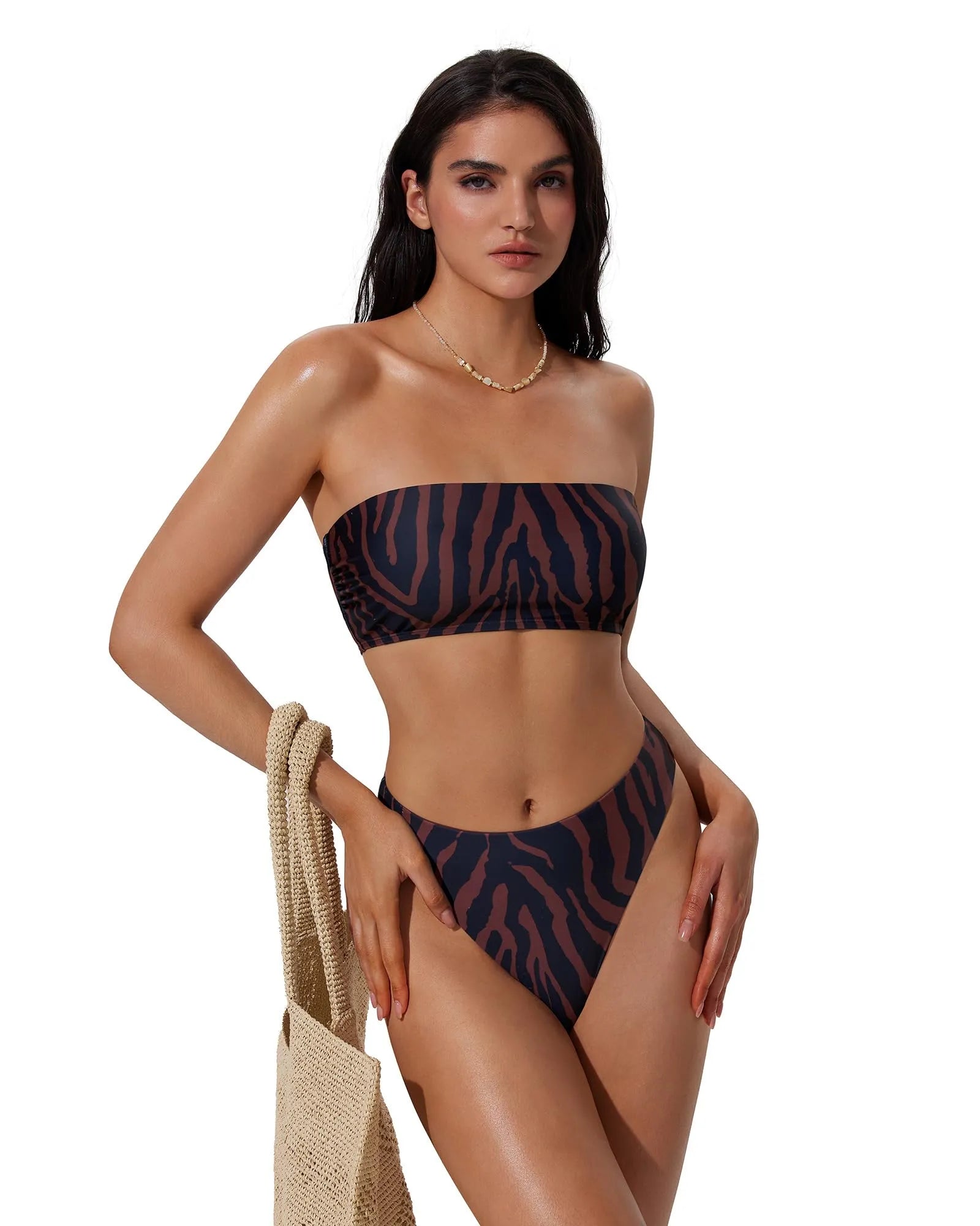 Cheeky 2 Piece Bandeau Bikini Set