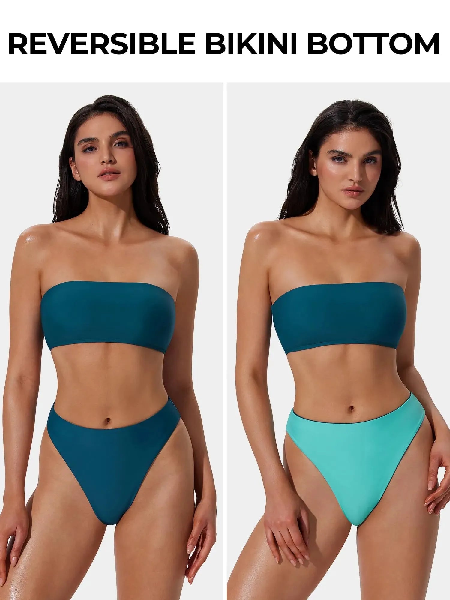 Cheeky 2 Piece Bandeau Bikini Set-SUUKSESS-SUUKSESS