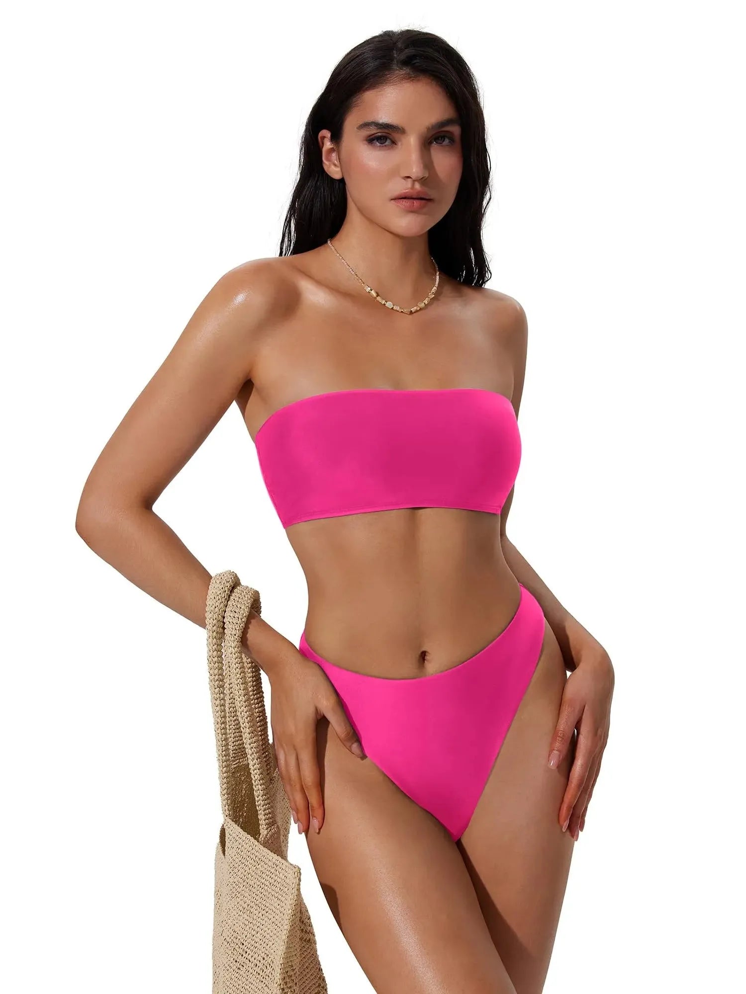 Cheeky 2 Piece Bandeau Bikini Set-SUUKSESS-SUUKSESS