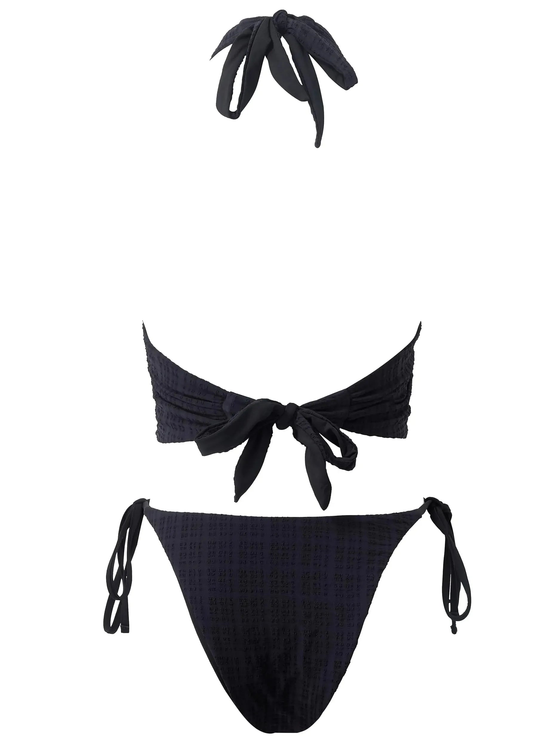 Halter String Cheeky Thong Bikini Set-SUUKSESS-SUUKSESS