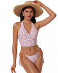 Halter String Cheeky Thong Bikini Set-SUUKSESS-SUUKSESS