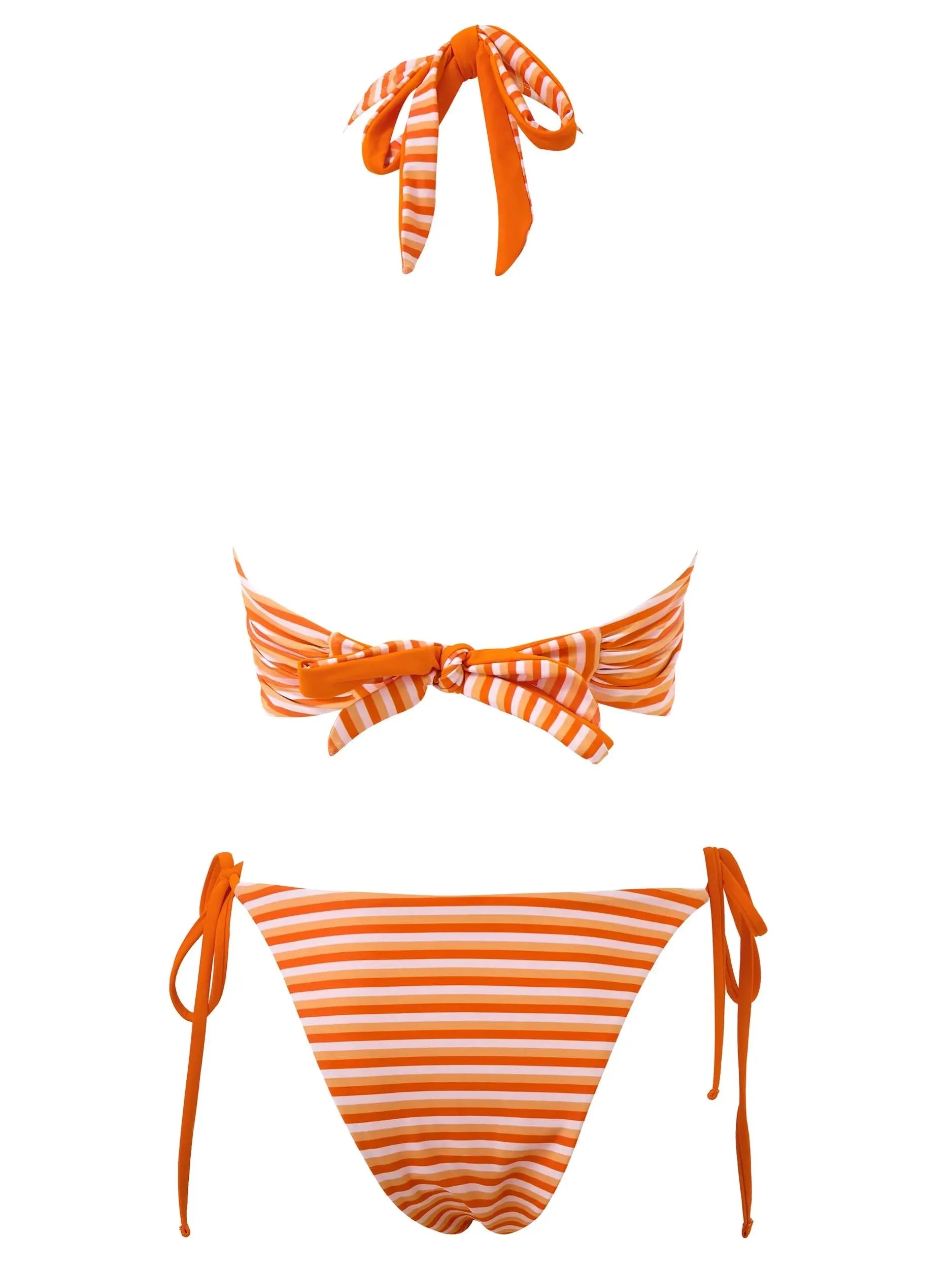 Halter String Cheeky Thong Bikini Set-SUUKSESS-SUUKSESS