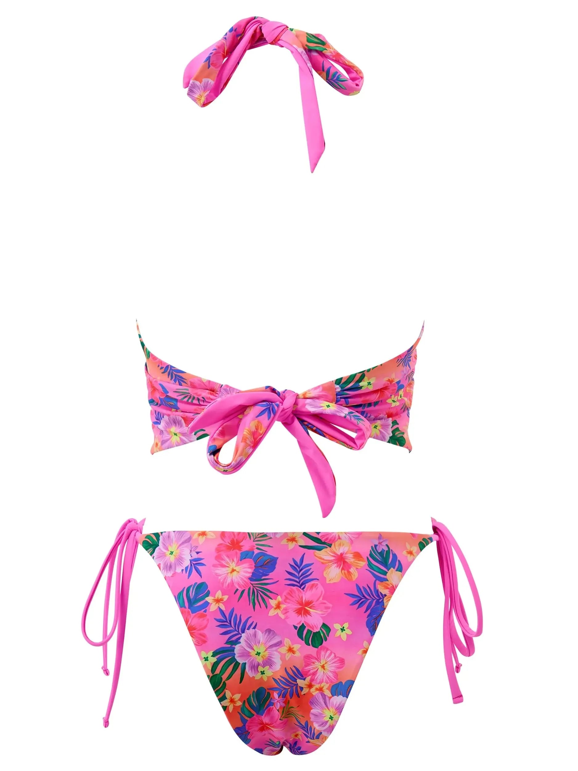 Halter String Cheeky Thong Bikini Set-SUUKSESS-SUUKSESS