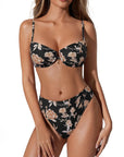 High Waisted Underwire Bikini Set-SUUKSESS-SUUKSESS