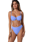 High Waisted Underwire Bikini Set-SUUKSESS-SUUKSESS
