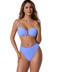 High Waisted Underwire Bikini Set-SUUKSESS-SUUKSESS