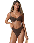 High Waisted Underwire Bikini Set-SUUKSESS-SUUKSESS