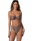 High Waisted Underwire Bikini Set-SUUKSESS-SUUKSESS