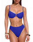 High Waisted Underwire Bikini Set