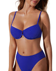 High Waisted Underwire Bikini Set