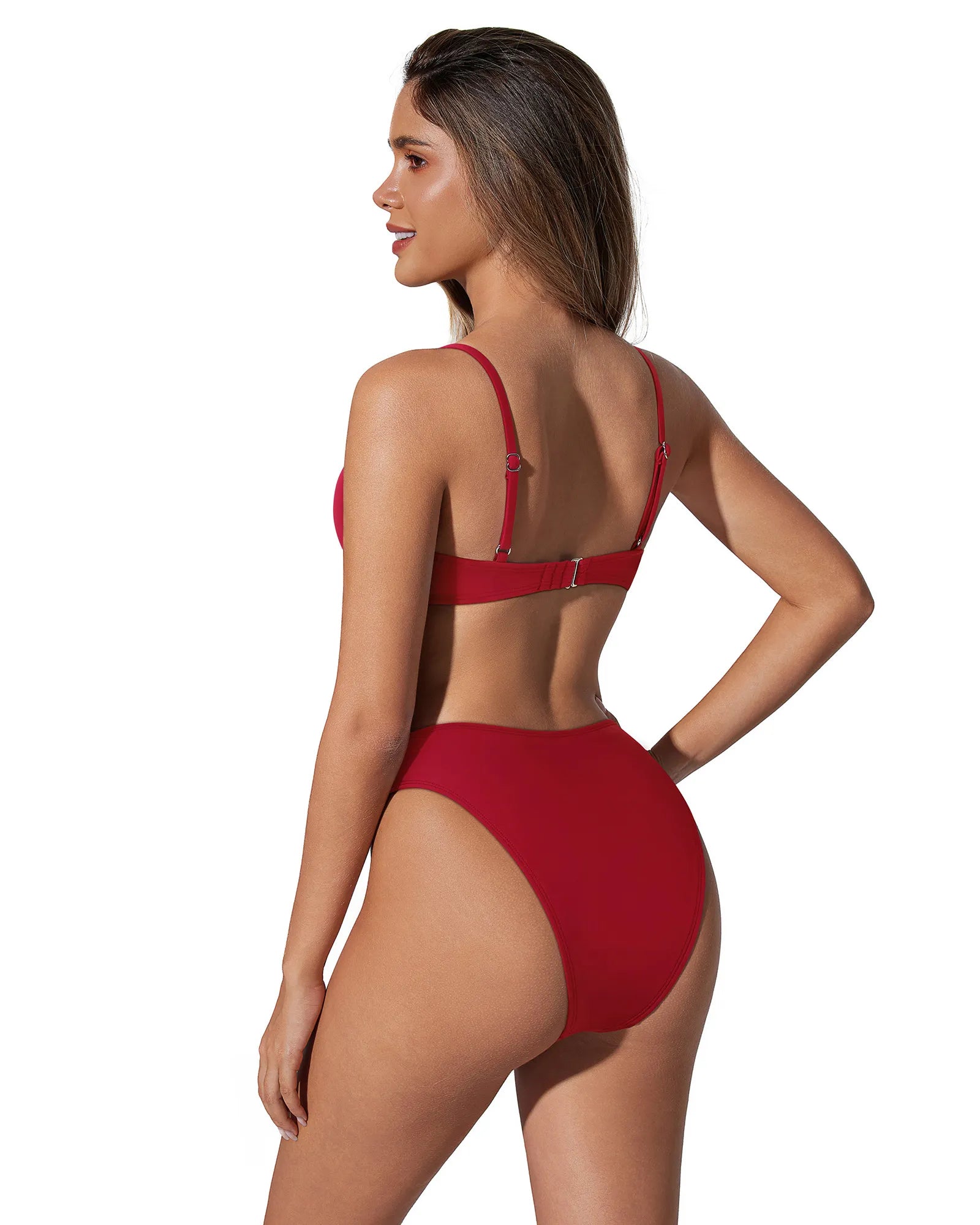 High Waisted Underwire Bikini Set