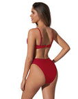 High Waisted Underwire Bikini Set