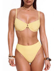 High Waisted Underwire Bikini Set