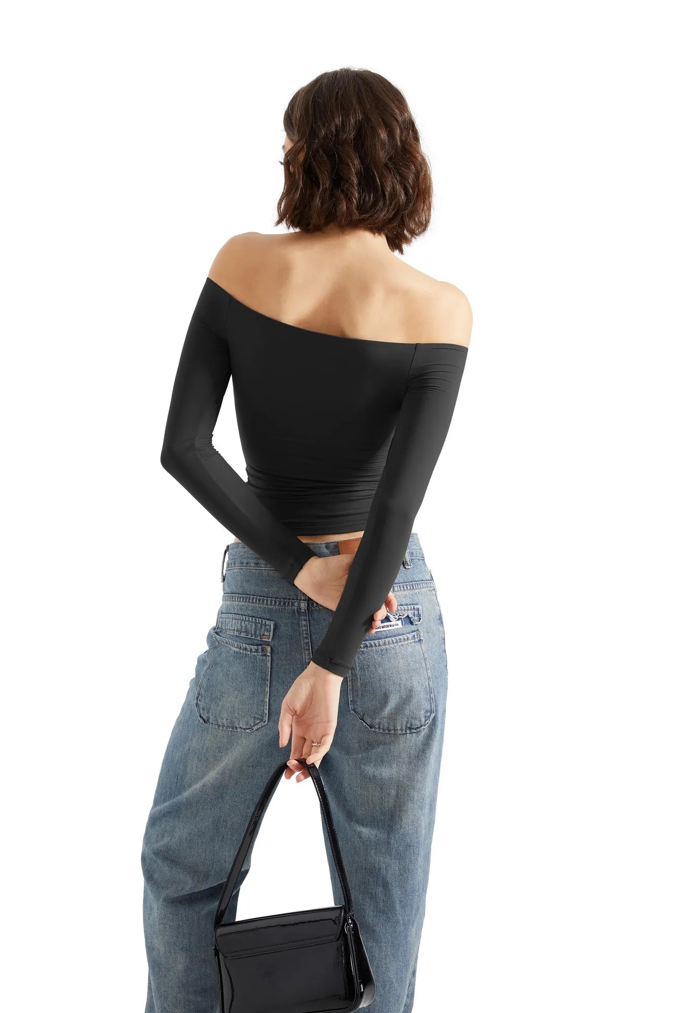 Buttery Soft Off Shoulder Shirt - Long Sleeve-Clothing-SUUKSESS-SUUKSESS