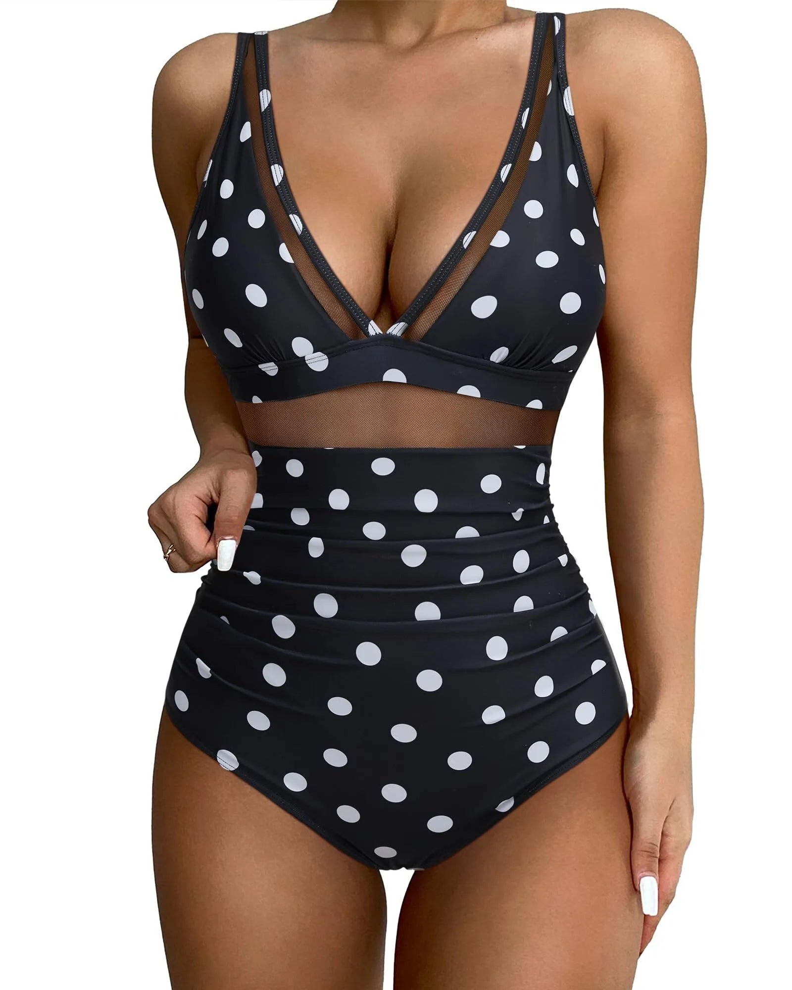 Mesh Push Up Bathing Suit